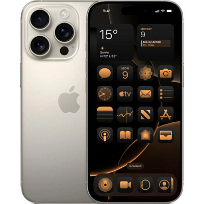 Смартфон Apple iPhone 16 Pro 256 ГБ натуральный титан